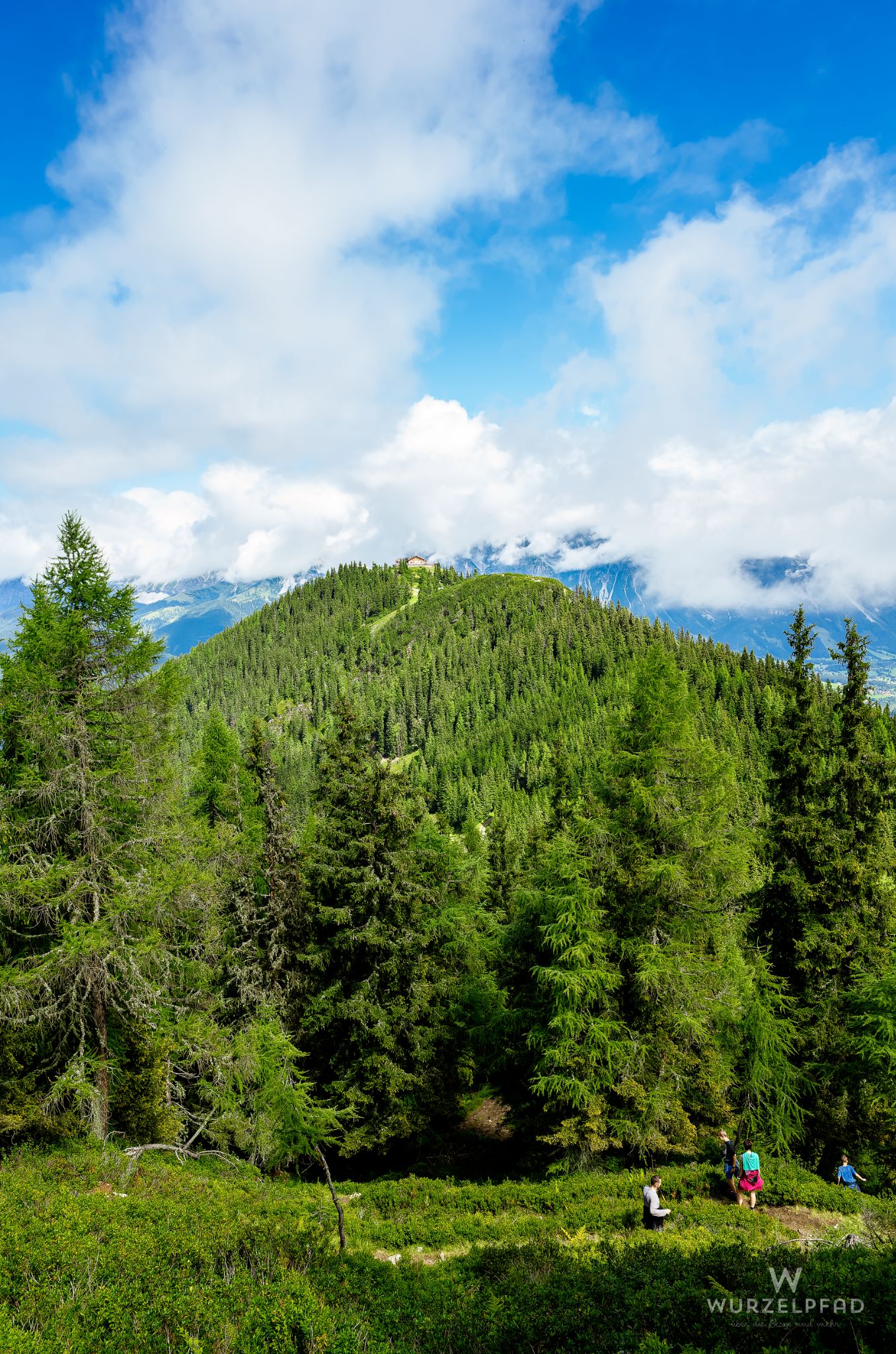 Blick zurück zur Bergstation